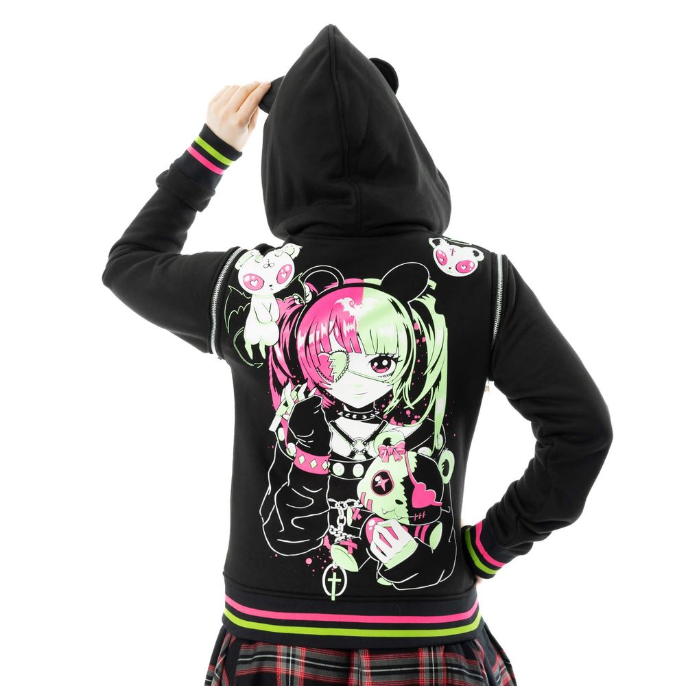 Heartless - Hex Bear Varsity Varsity jacket - Black